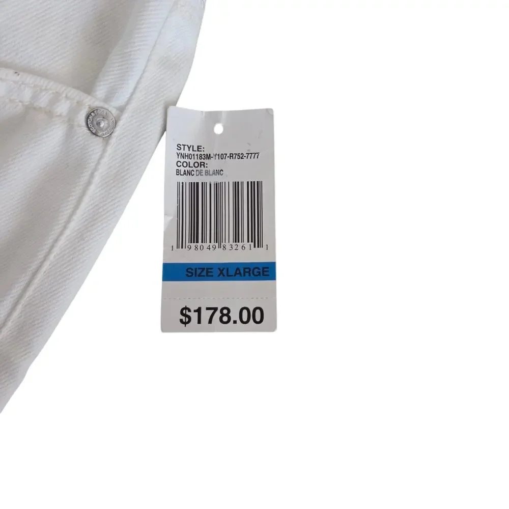 Men's NWT Wide Leg,  Button Fly,  Scotch and Soda White Jeans, XL